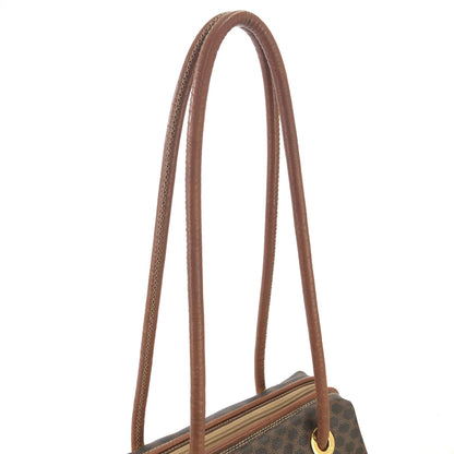 CELINE Macadam Circle Charm 肩背包 棕色 復古 舊款 Celine vdarns