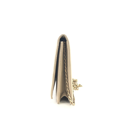 CELINE Blason Emblem Chain Shoulder Bag Beige Old Celine vintage grm6h7