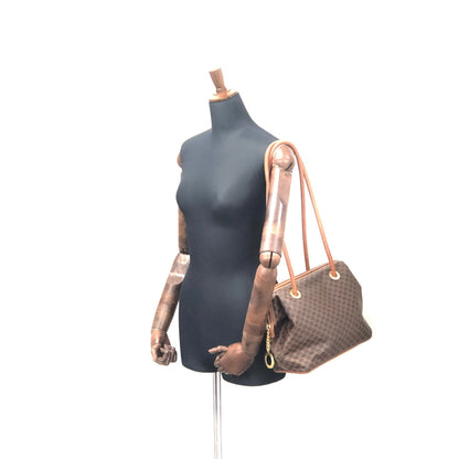 CELINE Macadam Circle Charm 肩背包 棕色 復古 舊款 Celine vdarns
