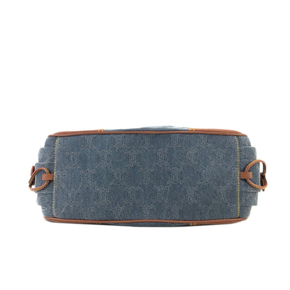 CELINE Paris macadam Denim Boogie bag Handbag Old CELINE Vintage 5s27n5