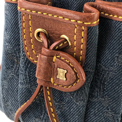 CELINE Paris macadam Denim Boogie bag Handbag Old CELINE Vintage 5s27n5