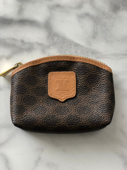 CELINE Wallet Macadam Blason Brown krtki6