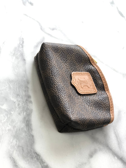 CELINE Wallet Macadam Blason Brown krtki6