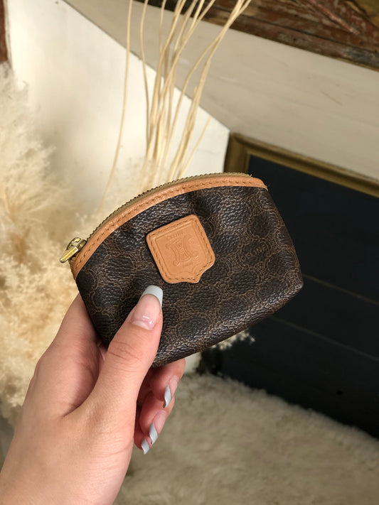 CELINE Wallet Macadam Blason Brown krtki6