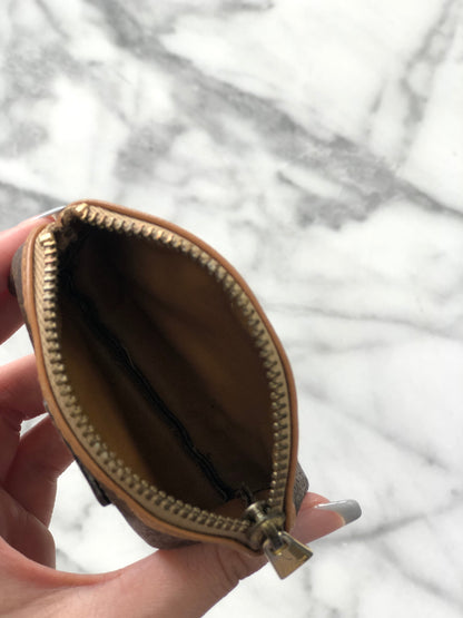 CELINE Wallet Macadam Blason Brown krtki6