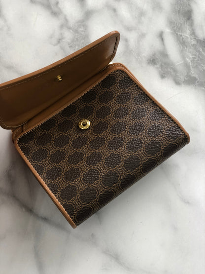 CELINE Wallet Macadam Triomphe Brown yxv3hm