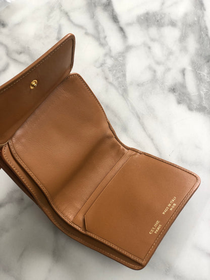CELINE Wallet Macadam Triomphe Brown yxv3hm