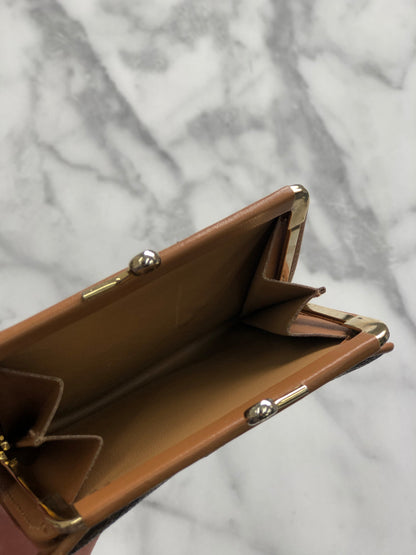 CELINE Wallet Macadam Triomphe Brown yxv3hm