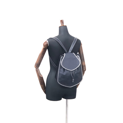 LOEWE Anagram Leather Edge Stitch Backpack Navy Vintage Old i2mxkh