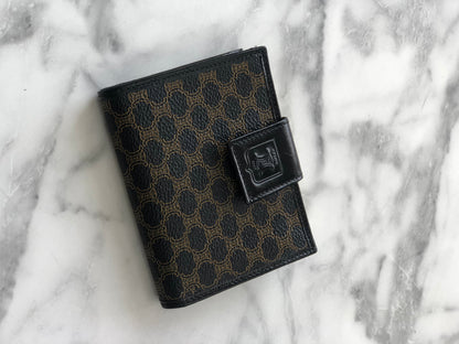 CELINE Wallet Macadam Blason Black ggcuyr