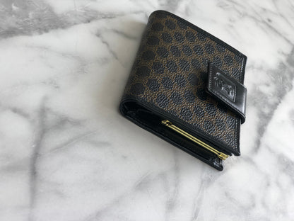 CELINE Wallet Macadam Blason Black ggcuyr