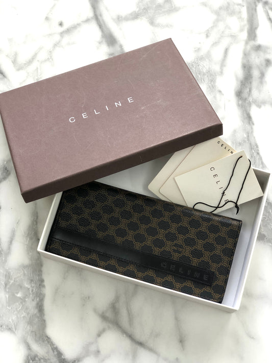 CELINE Wallet Macadam Black 48i6pu