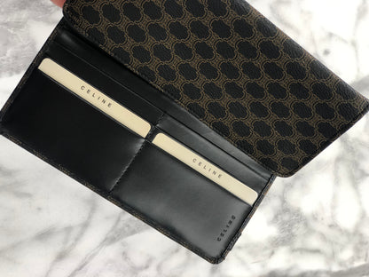CELINE Wallet Macadam Black ha2zxz
