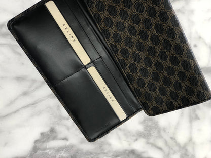 CELINE Wallet Macadam Black ha2zxz