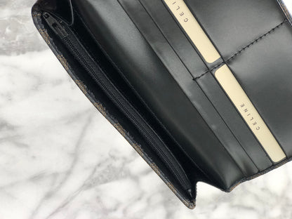CELINE Wallet Macadam Black ha2zxz