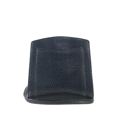 CELINE Star Python Leather Shoulder bag Black Vintage Old CELINE pi7dwg