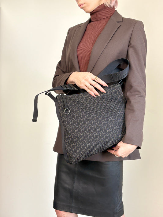 Christian Dior Street Chic Shoulder bag Black Vintage kmuskr