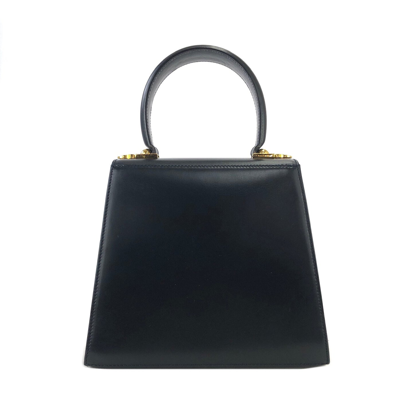 Salvatore Ferragamo Gancini Crossbody Handbag Shoulderbag Black Vintage Old e3ik8s