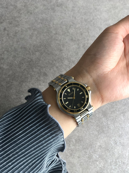 GUCCI Watch Silver×Gold 9700L Vintage vucvja