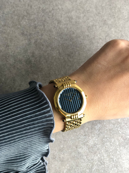Christian Dior Quartz Watch Gold 63151 Vintage k6gker
