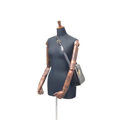 CELINE Horse carriage Horse bit Crossbody Shoulderbag Black Vintage Old CELINE uu5wd4