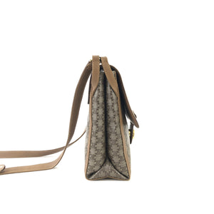 CELINE Macadam Blason Shoulder bag Beige Vintage Old CELINE dbmh2p