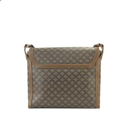 CELINE Macadam Blason Shoulder bag Beige Vintage Old CELINE dbmh2p