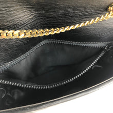 Load image into Gallery viewer, CELINE Blason Triomphe Bias Stitch Shoulder Bag Black Old Celine vintage 4e3x2s
