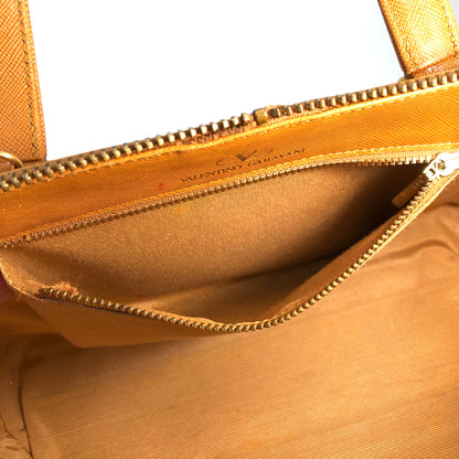 VALENTINO GARAVANI Logo Handbag Shoulder bag Camel Vintage Old ycyt4r