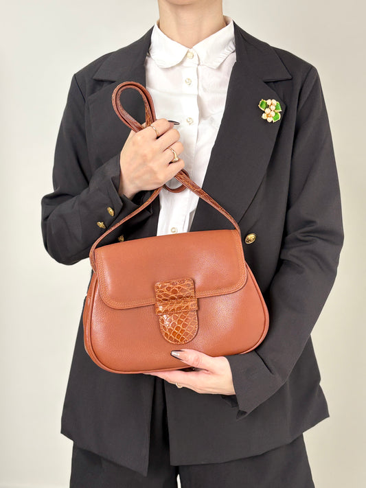 LOEWE Shoulder bag Brown Vintage x6g5se