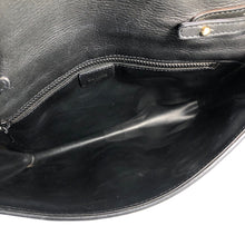Load image into Gallery viewer, CELINE Triomphe Leather Crossbody Shoulder Bag Black Old Celine vintage wj4jid
