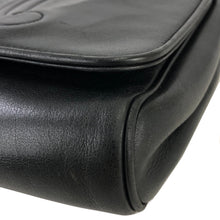 Load image into Gallery viewer, CELINE Triomphe Leather Crossbody Shoulder Bag Black Old Celine vintage wj4jid
