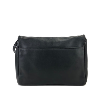 CELINE Triomphe 皮革斜背包 黑色 舊款 Celine 復古 wj4jid