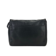 Load image into Gallery viewer, CELINE Triomphe Leather Crossbody Shoulder Bag Black Old Celine vintage wj4jid
