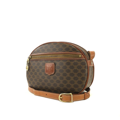 CELINE Macadam Blason Round Shoulderbag Brown Vintage Old celine tf7mng