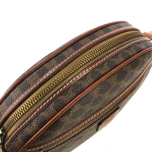 CELINE Macadam Blason Round Shoulderbag Brown Vintage Old celine tf7mng