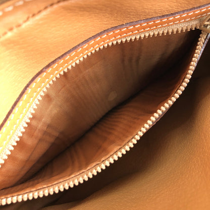 CELINE Macadam Gancini Shoulderbag Brown Vintage Old celine bbyfhi
