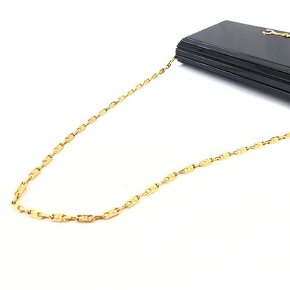CELINE Horsebit Chain Plastic Shoulder bag Black Vintage Old Celine xby4ty