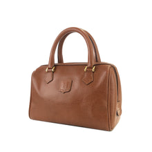 Load image into Gallery viewer, CELINE Leather Mini Boston bag Handbag Brown Vintage Old CELINE prczmn
