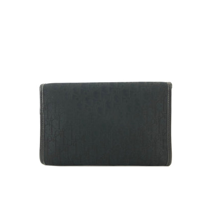 Christian Dior Logo Trotter 織物鏈條小號肩背包 黑色 復古 舊 weyn24