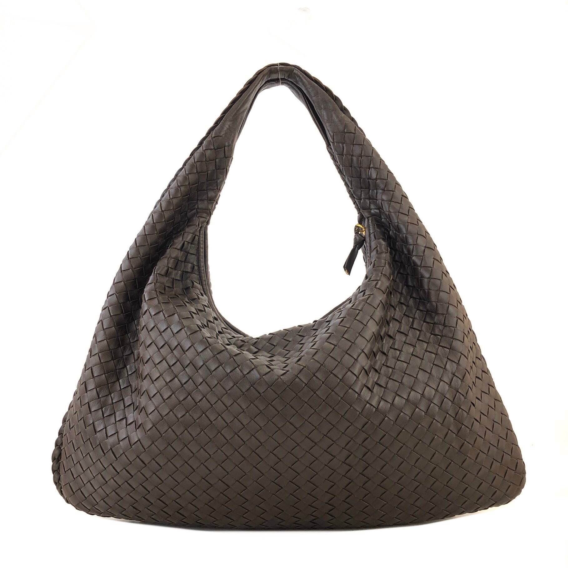 Bottega Veneta Intrecciato Leather Hobo bag Jodie Brown VIntage iy5n7t