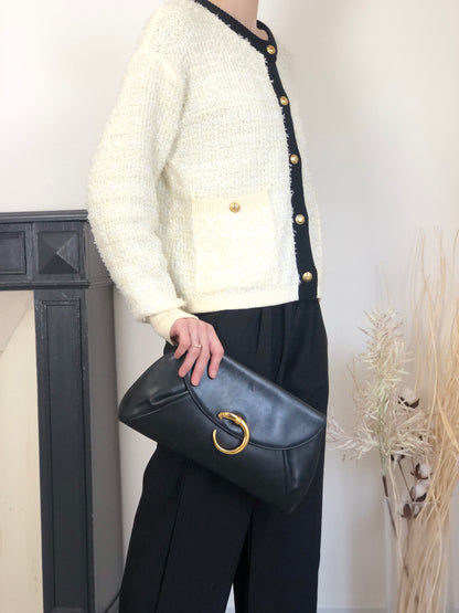 Cartier Clutch bag Black Vintage izesz7