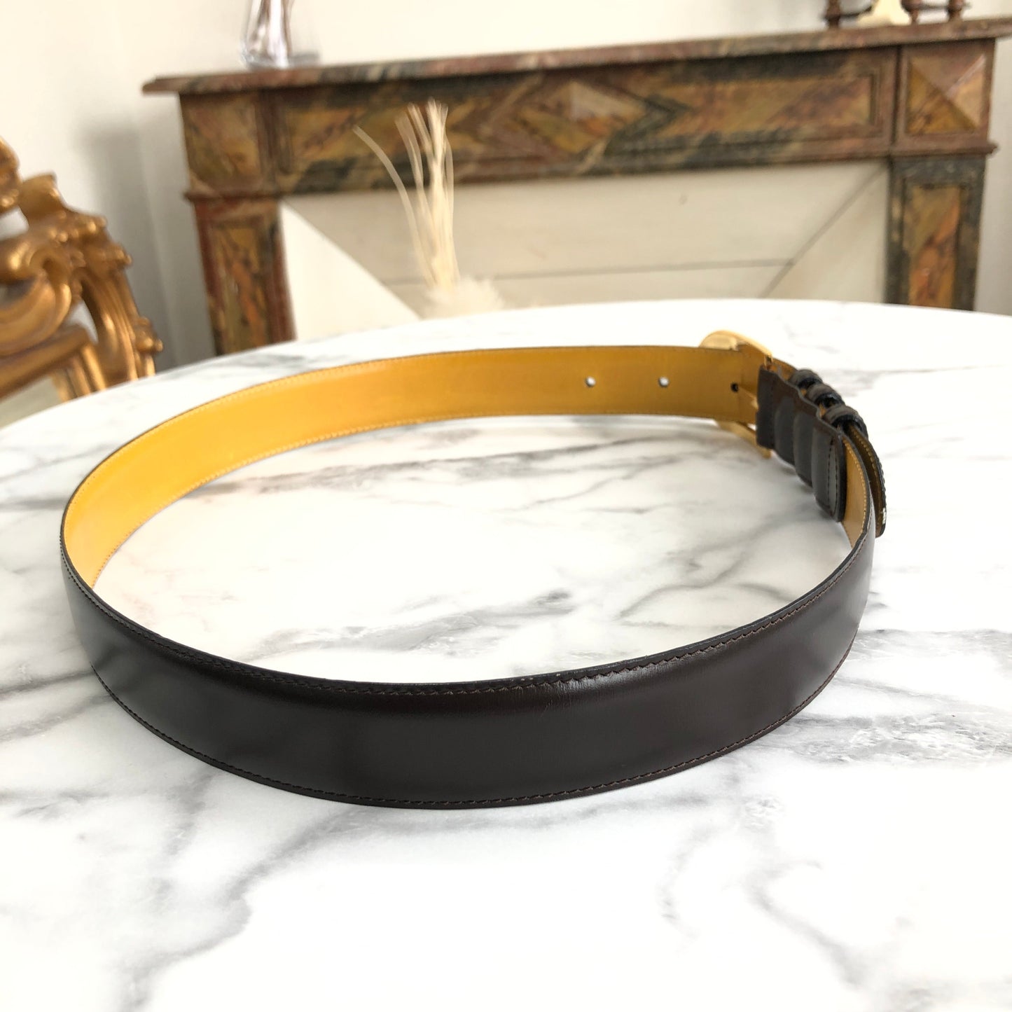 LOEWE Anagram Belt Black Vintage Old jy6jj5