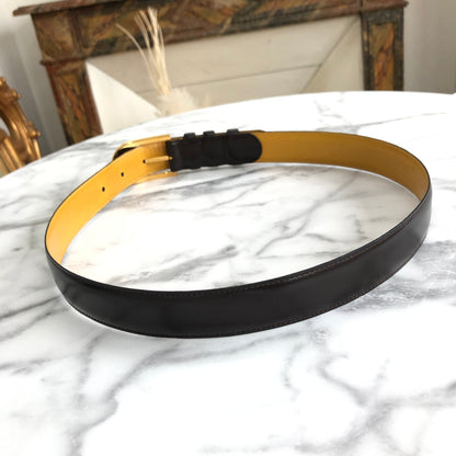 LOEWE Anagram Belt Black Vintage Old jy6jj5