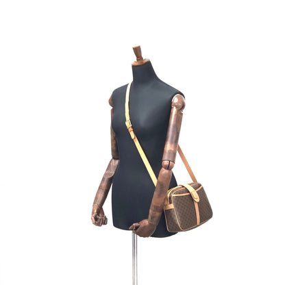 CELINE Macadam Blason Magnet Crossbody Shoulderbag Brown Vintage Old celine z84gux