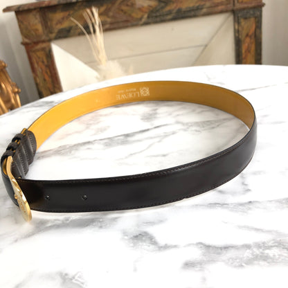 LOEWE Anagram Belt Black Vintage Old jy6jj5