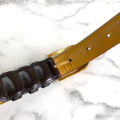 LOEWE Anagram Belt Black Vintage Old jy6jj5