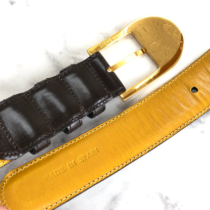 LOEWE Anagram Belt Black Vintage Old jy6jj5