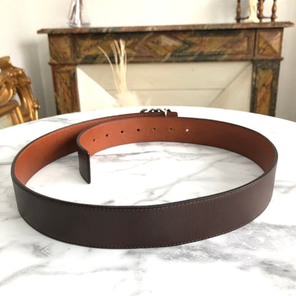 LOEWE Anagram Belt Brown Vintage Old 58xbt4