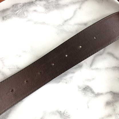 LOEWE Anagram Belt Brown Vintage Old 58xbt4